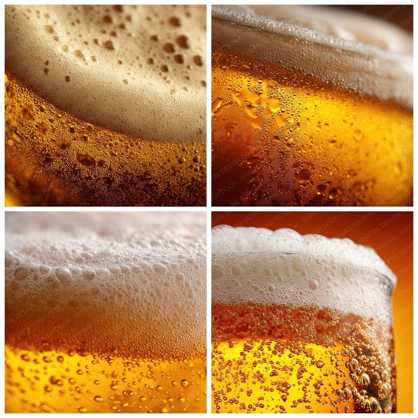 Beer Foam Rim Digital Paper Pack (DDD008050)
