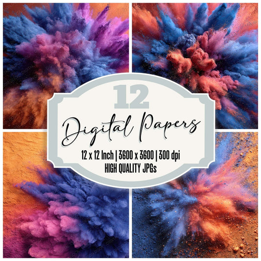 Matte Powder Detonation Digital Paper Pack (DDD008058)