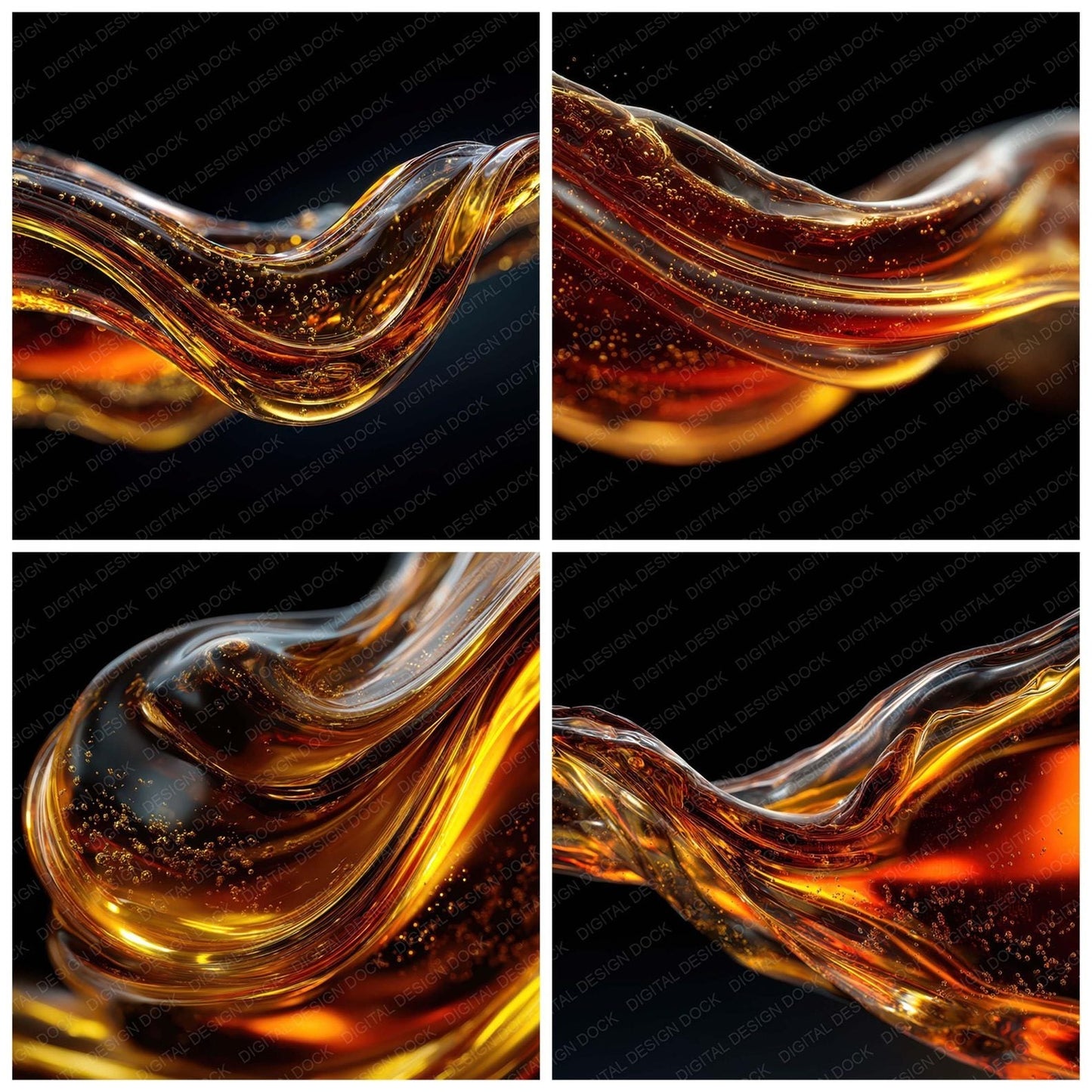 Whiskey Copper Swirl Digital Paper Pack (DDD008064)