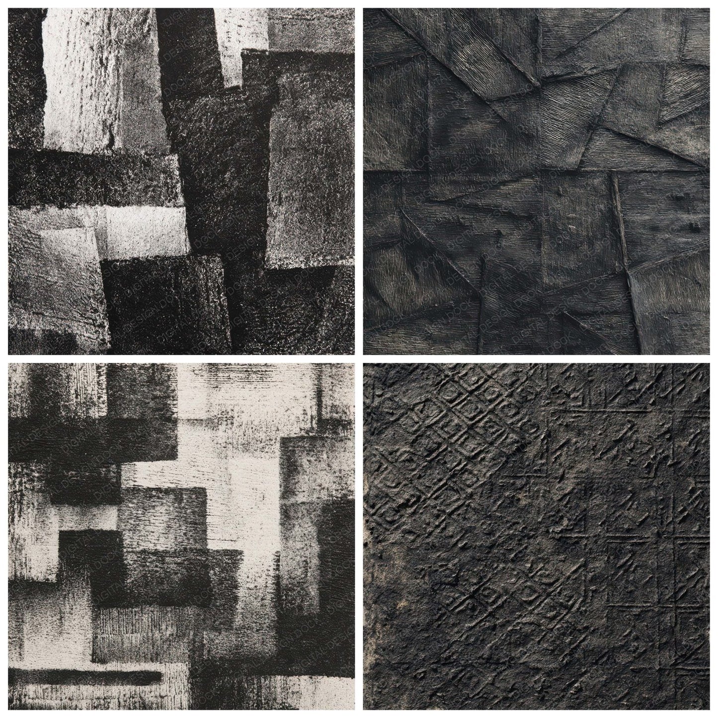 Blackwood Shape Print Digital Paper Pack (DDD008069)