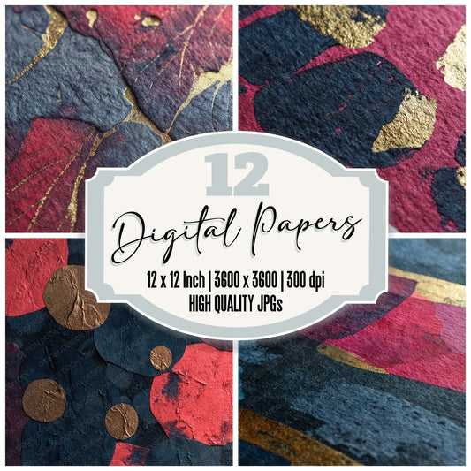 Foil Block Fusion Digital Paper Pack (DDD008071)