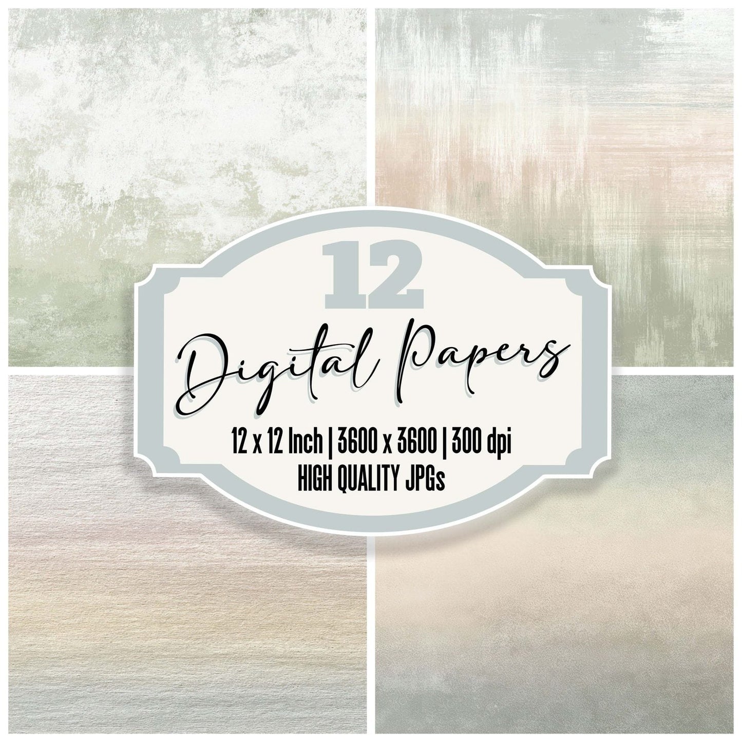 Nordic Soft Fade Digital Paper Pack (DDD008079)