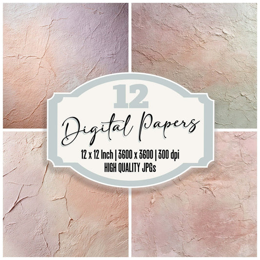 Pastel Clay Press Digital Paper Pack (DDD008081)