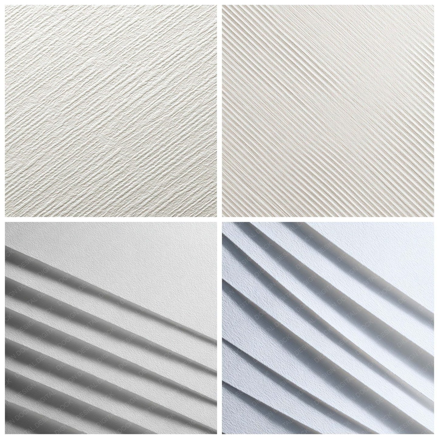 White Relief Surface Digital Paper Pack (DDD008087)
