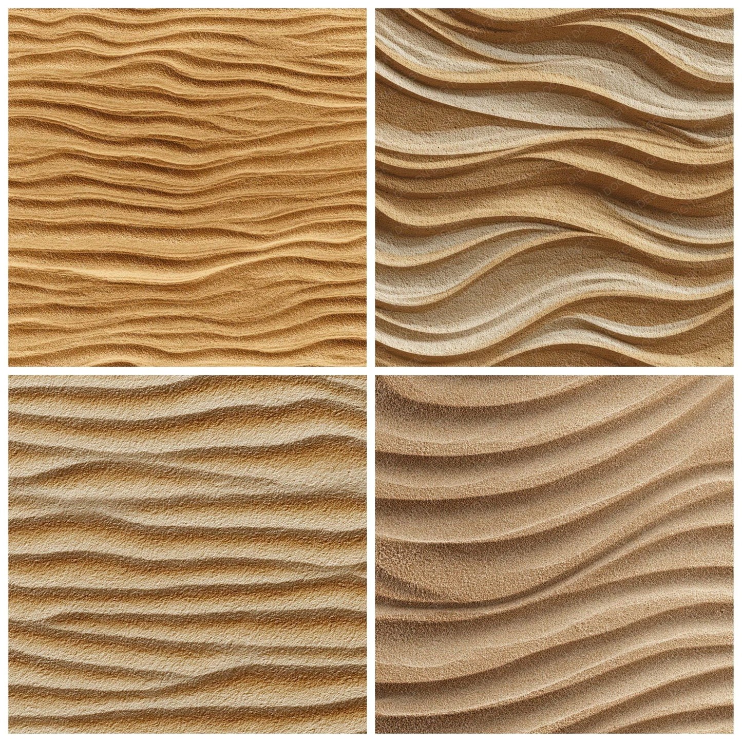 Beige Sand Ripples Digital Paper Pack (DDD008089)