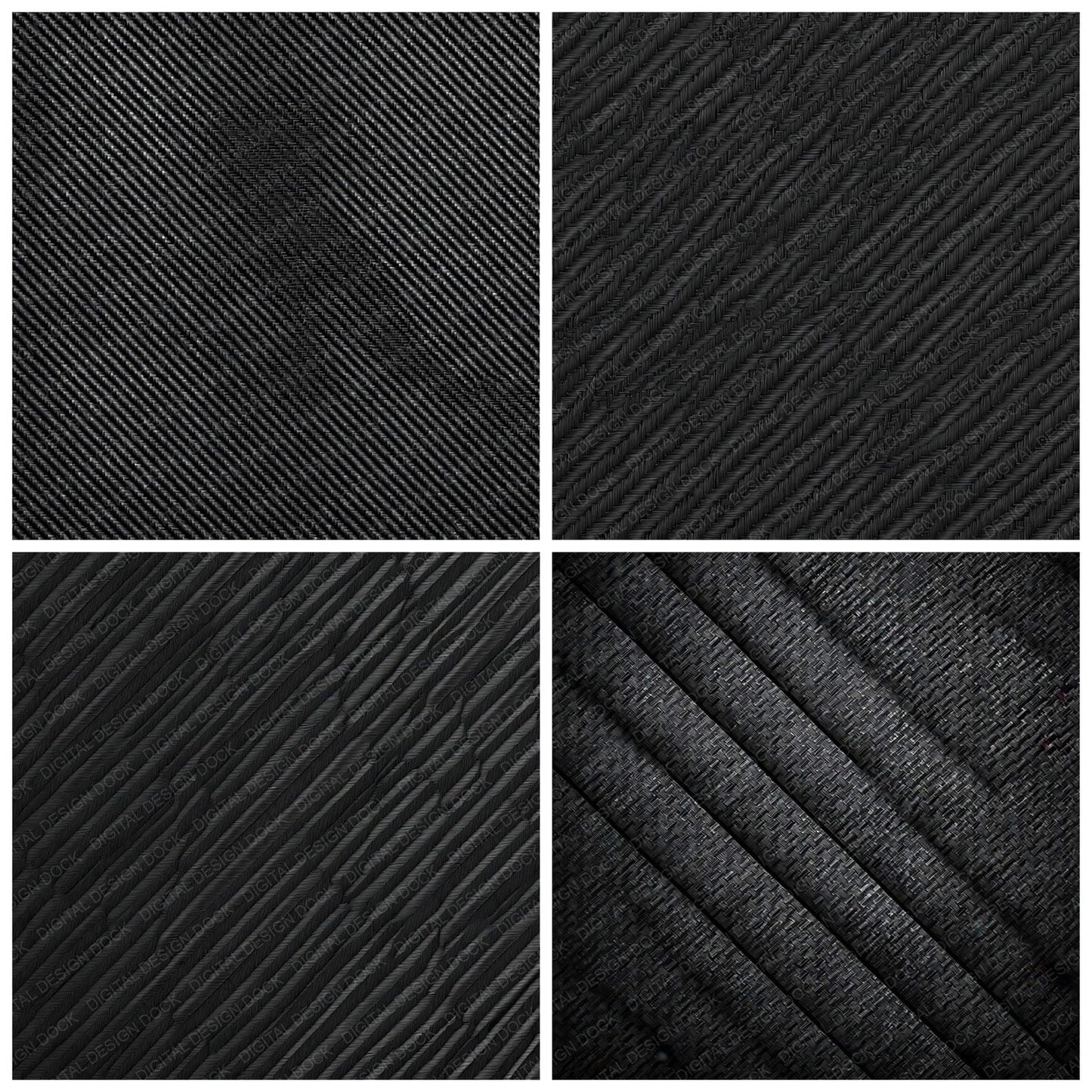 Black Carbon Weave Digital Paper Pack (DDD008090)
