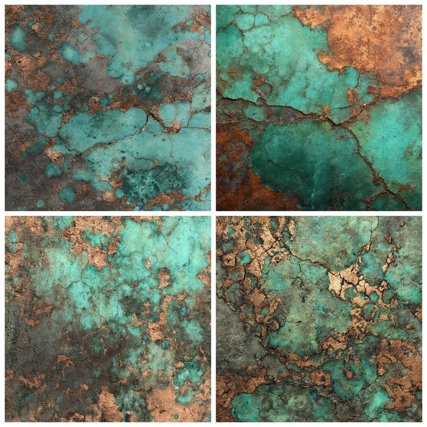Patina Oxidation Field Digital Paper Pack (DDD008103)