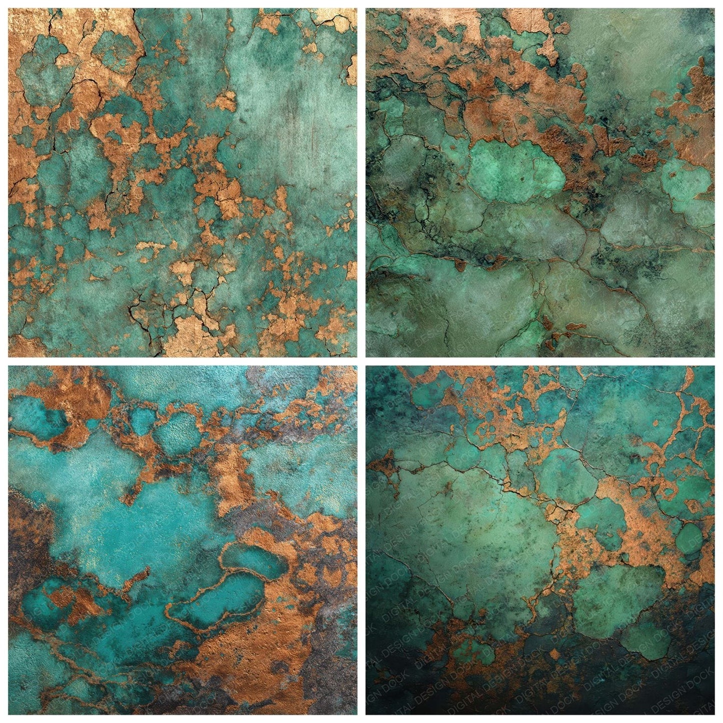 Patina Oxidation Field Digital Paper Pack (DDD008103)