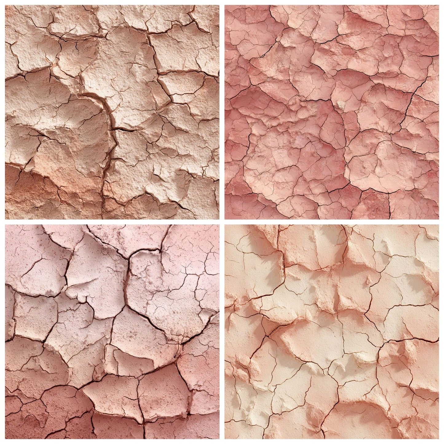Terracotta Clay Cracks Digital Paper Pack (DDD008105)