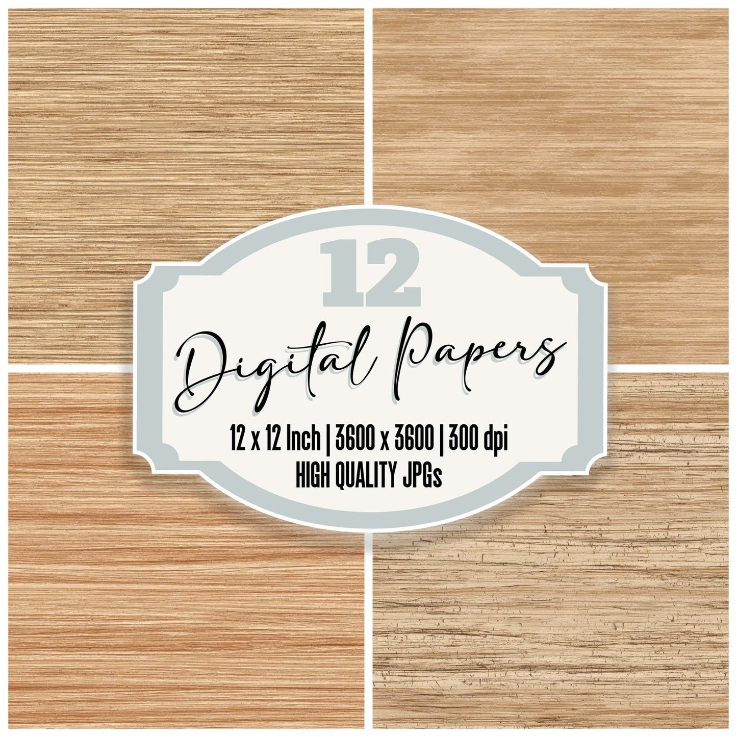Birch Plywood Layers Digital Paper Pack (DDD008109)