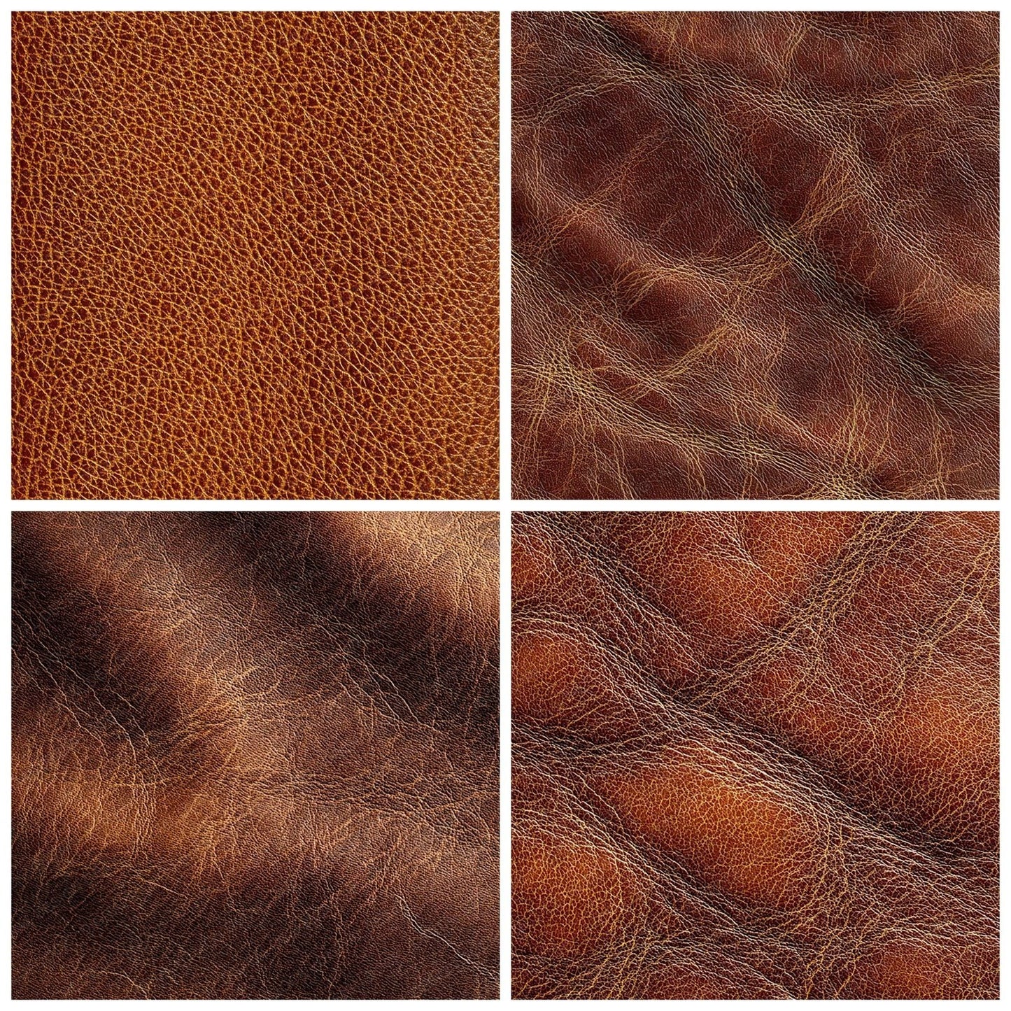 Brown Leather Grain Digital Paper Pack (DDD008117)