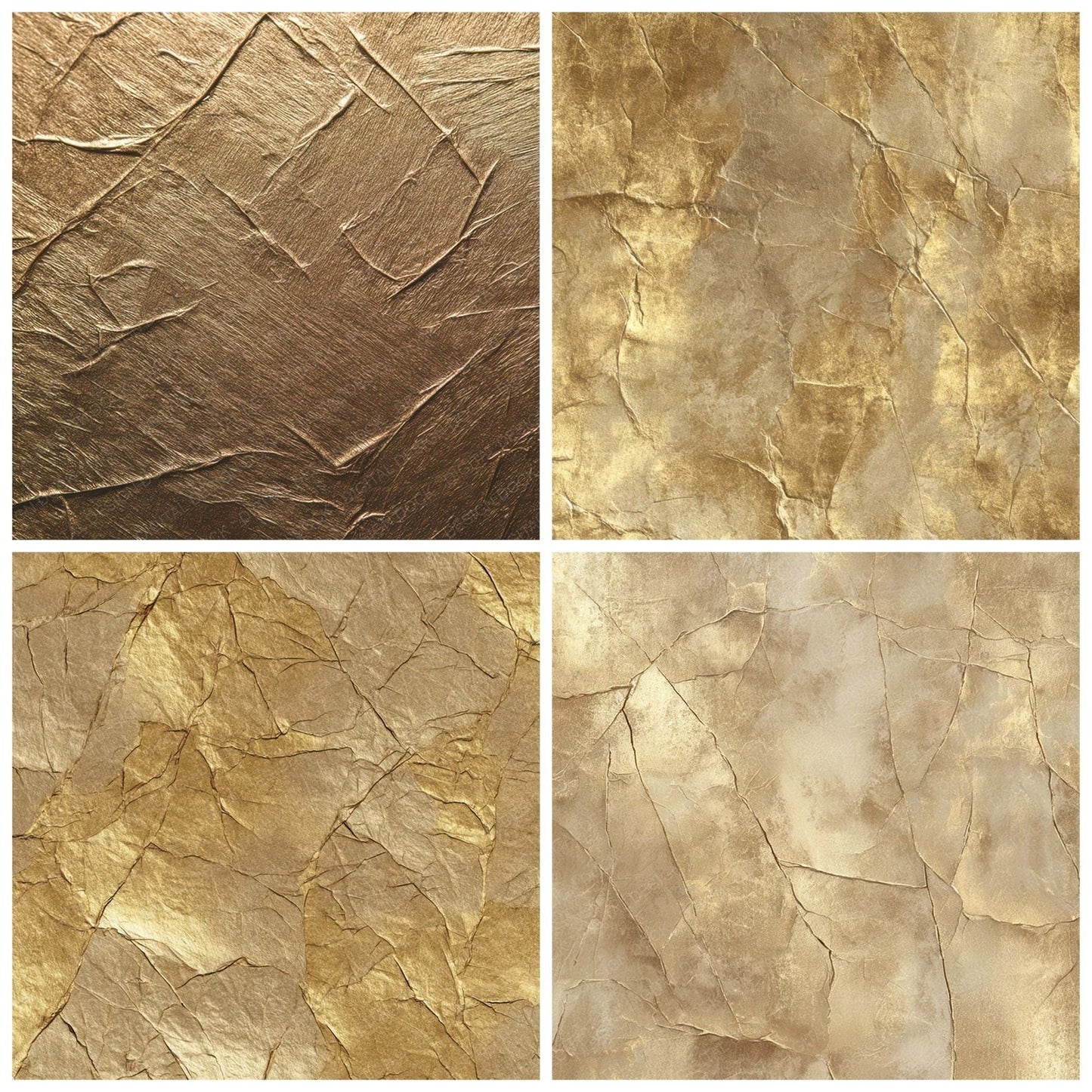 Gold Leaf Texture Digital Paper Pack (DDD008120)