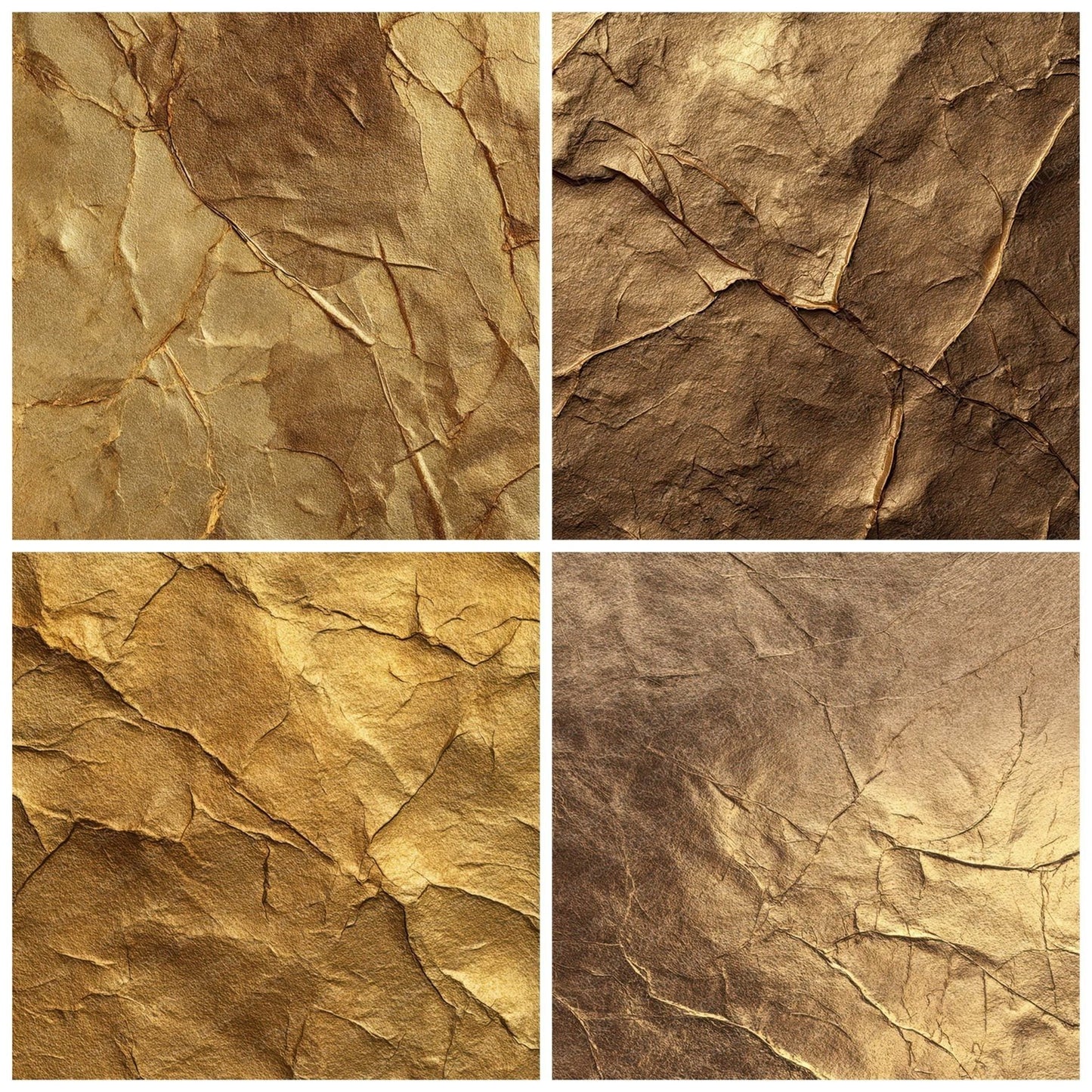 Gold Leaf Texture Digital Paper Pack (DDD008120)