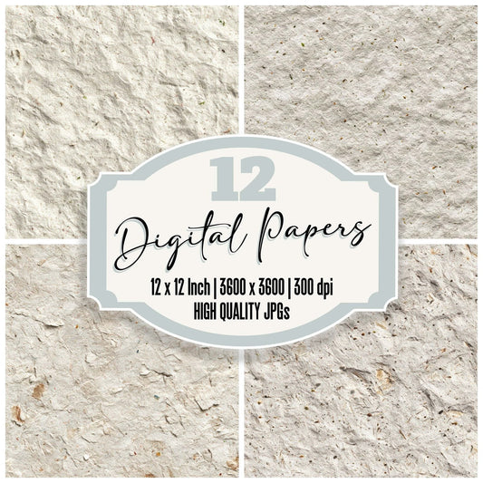 Recycled Paper Pulp Digital Paper Pack (DDD008125)