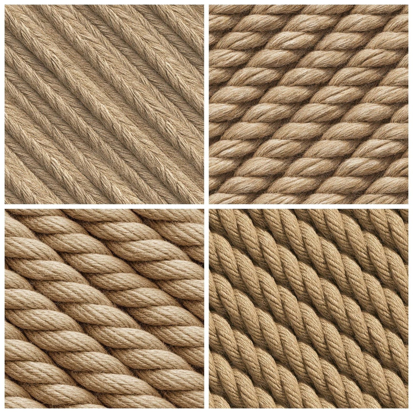 Beige Rope Twist Digital Paper Pack (DDD008129)