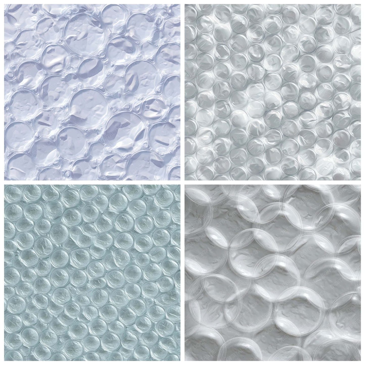 Clear Bubble Wrap Digital Paper Pack (DDD008133)