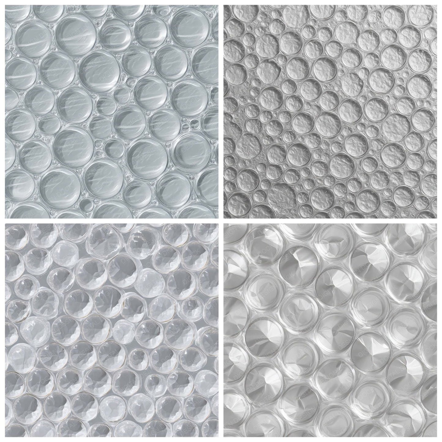 Clear Bubble Wrap Digital Paper Pack (DDD008133)