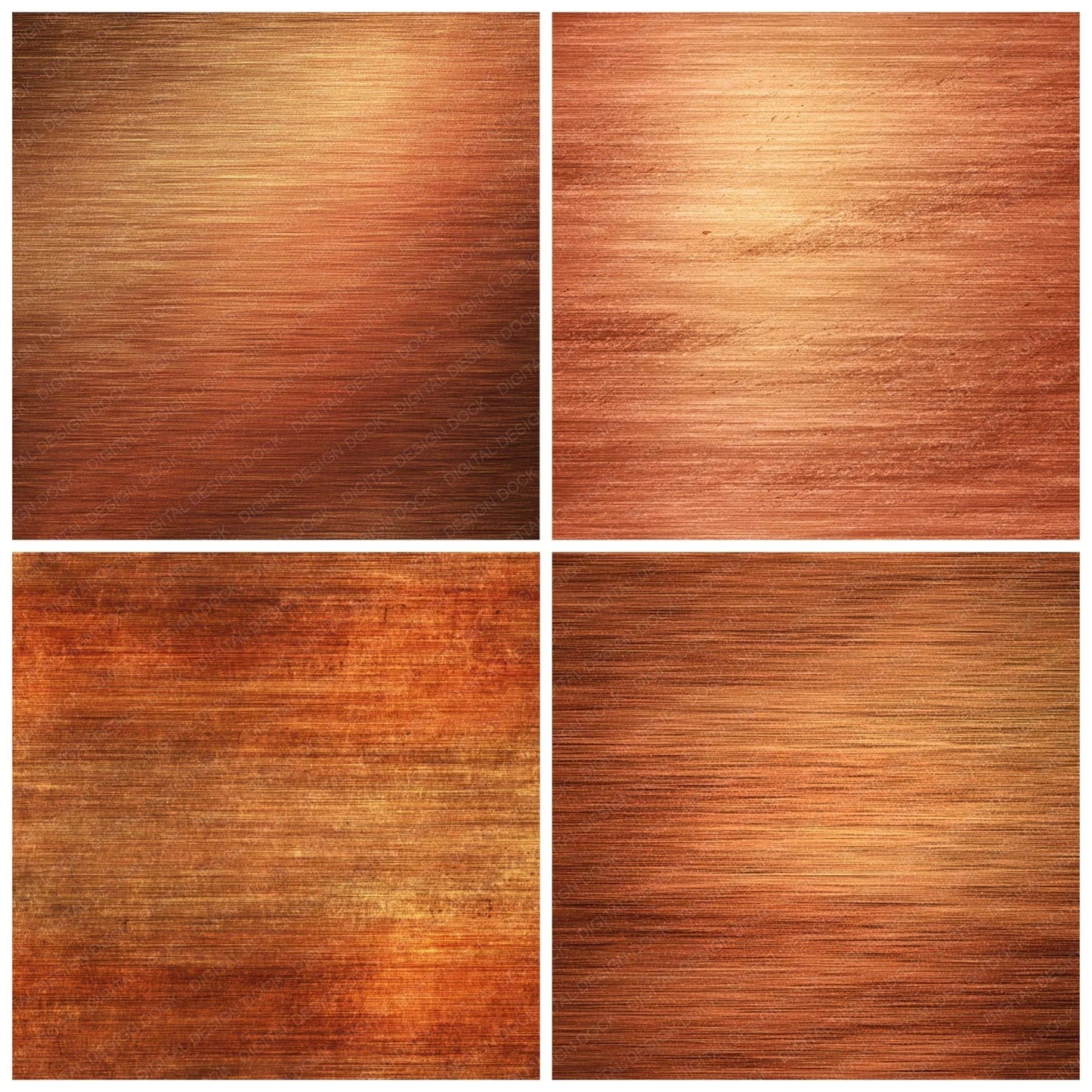 Copper Brushed Sheet Digital Paper Pack (DDD008134)