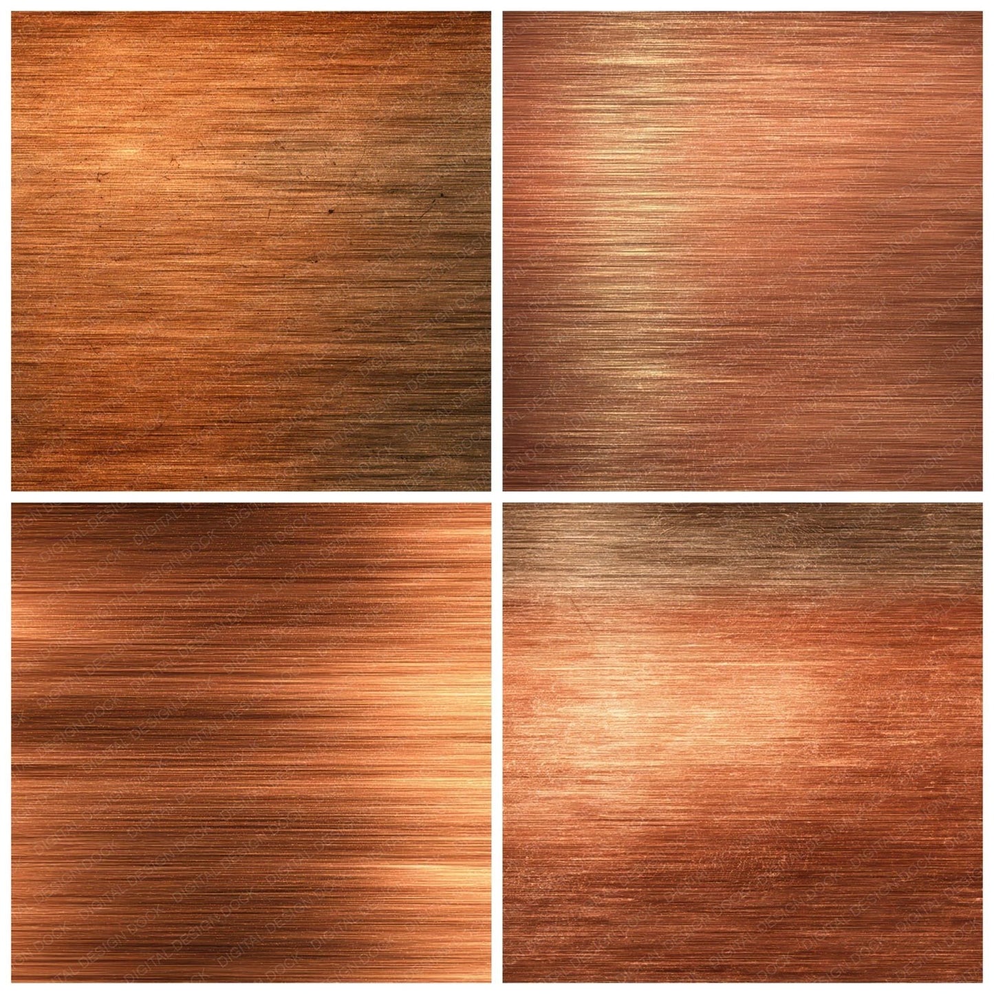 Copper Brushed Sheet Digital Paper Pack (DDD008134)