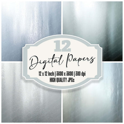 Frosted Bathroom Glass Digital Paper Pack (DDD008135)