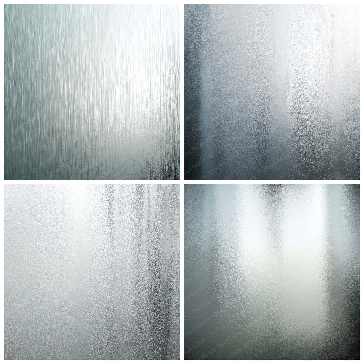 Frosted Bathroom Glass Digital Paper Pack (DDD008135)