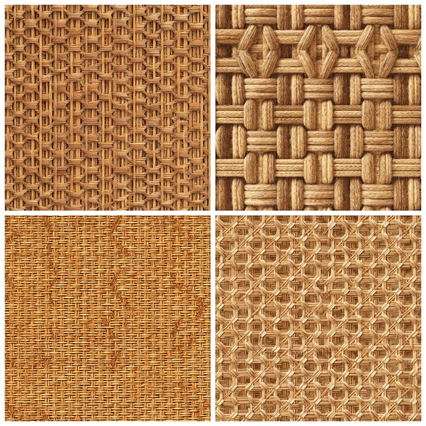 Honey Rattan Weave Digital Paper Pack (DDD008138)