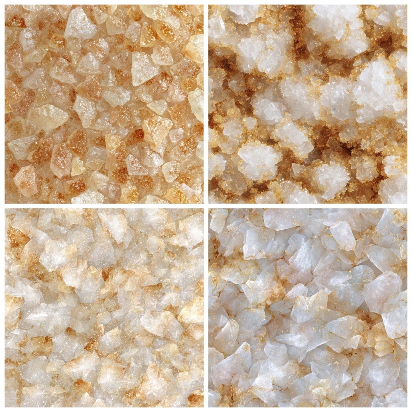 White Sugar Crystals Digital Paper Pack (DDD008146)