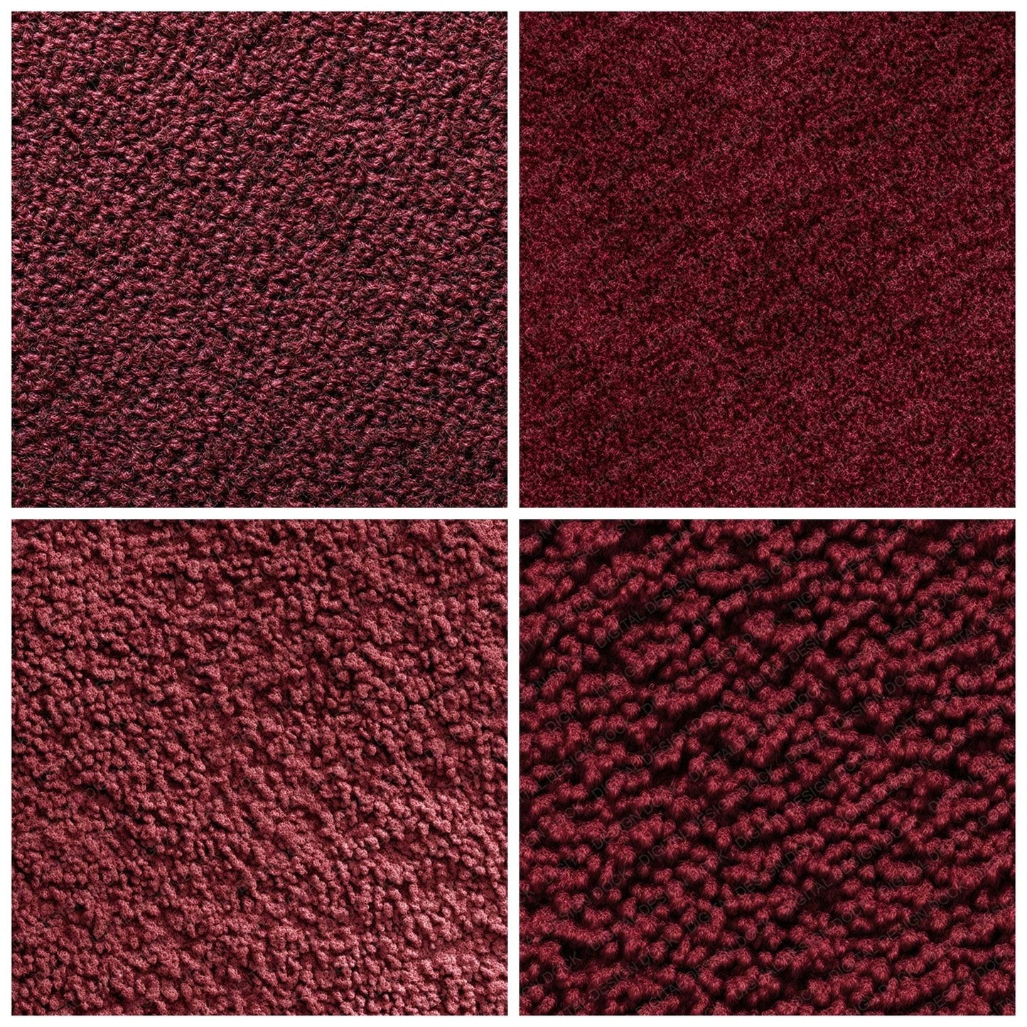 Burgundy Carpet Fibres Digital Paper Pack (DDD008156)