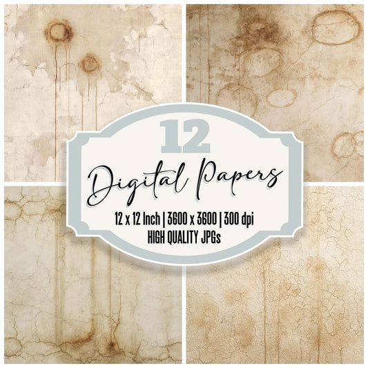 Ceiling Water Stains Digital Paper Pack (DDD008157)