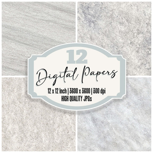 Grey Laminate Counter Digital Paper Pack (DDD008159)