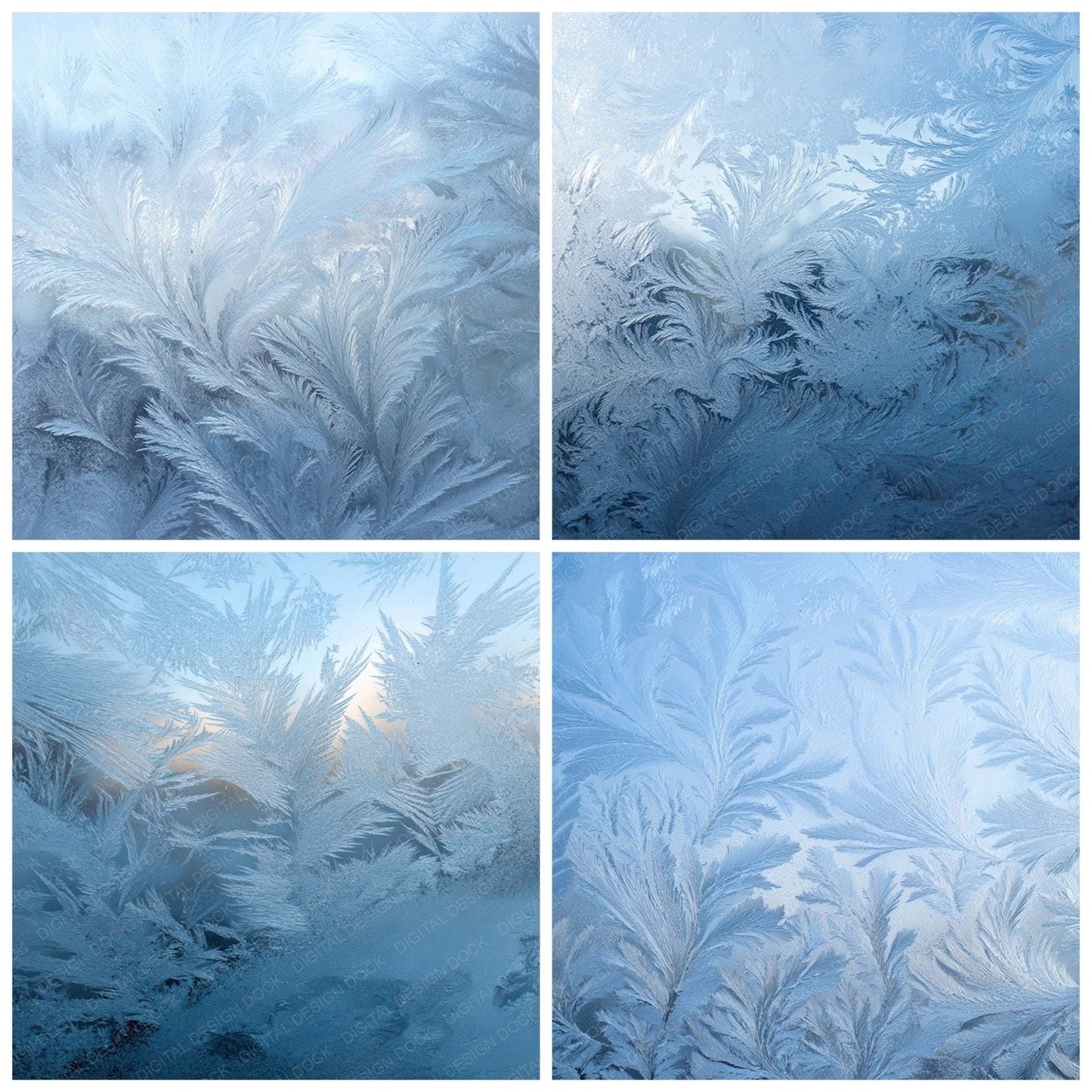 Icy Windscreen Frost Digital Paper Pack (DDD008162)