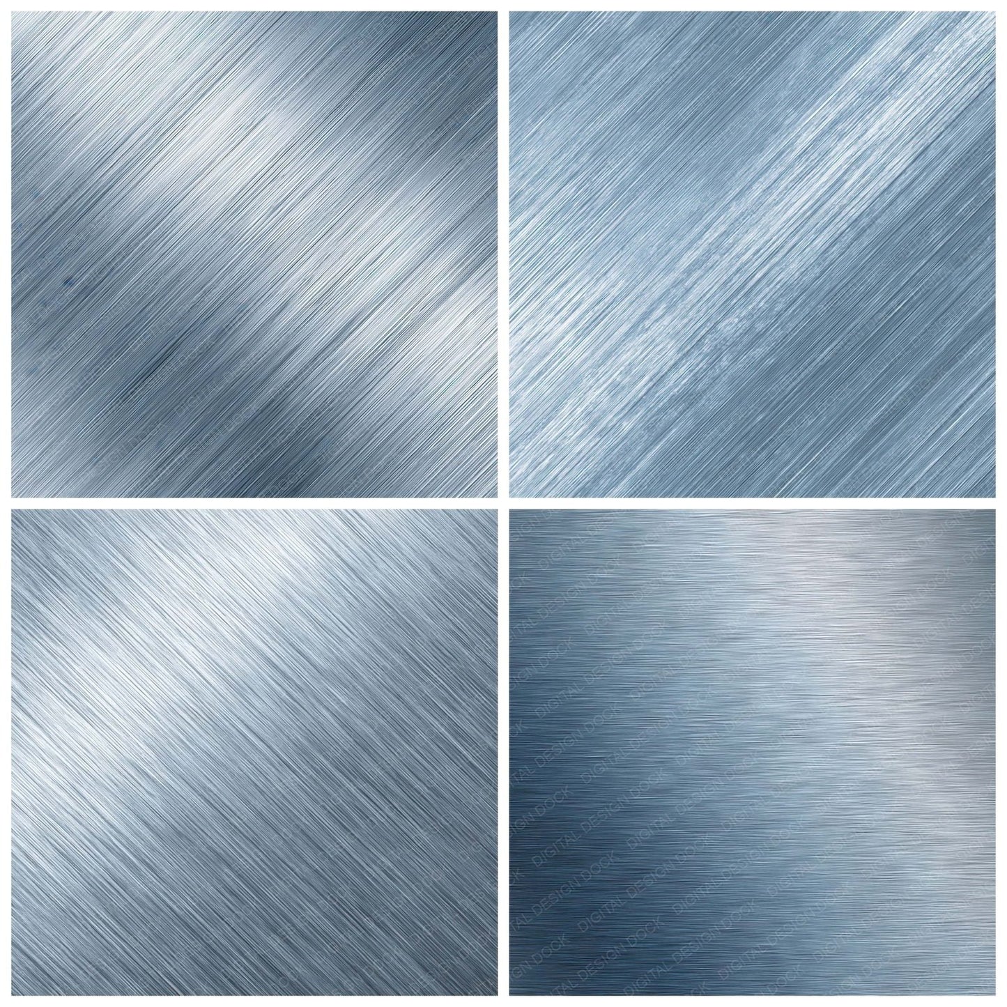 Silver Titanium Grain Digital Paper Pack (DDD008163)