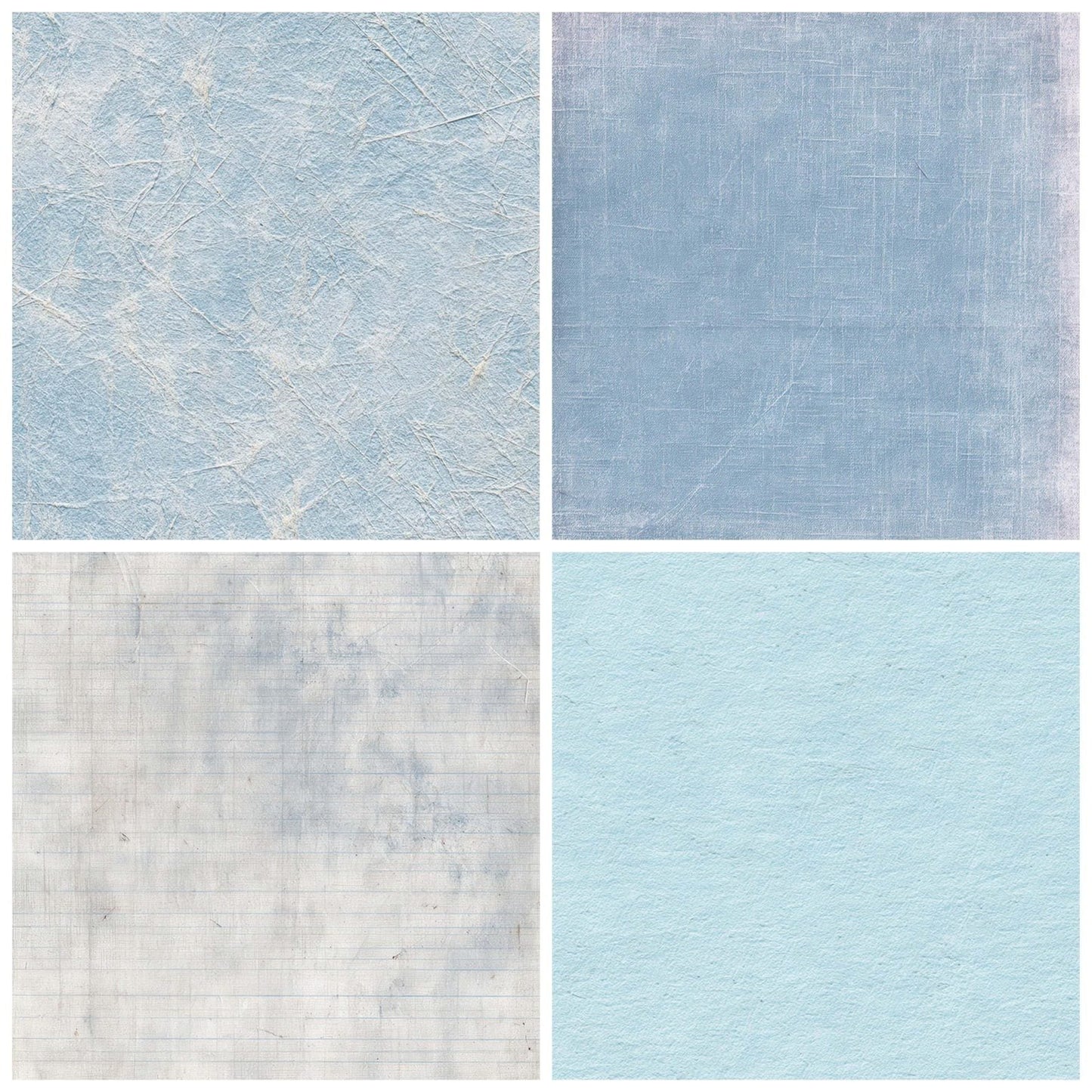 Blue Exercise Book Cover Digital Paper Pack (DDD008170)
