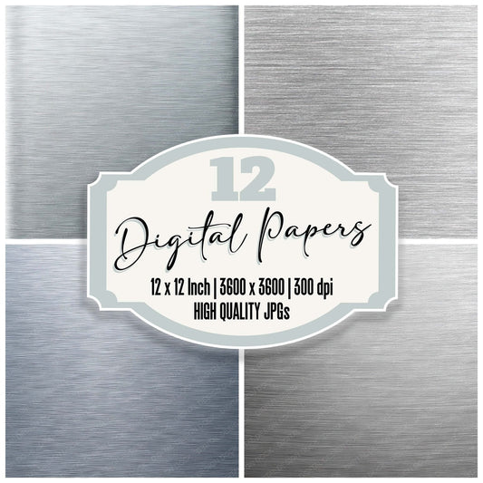 Brushed Steel Handle Digital Paper Pack (DDD008171)
