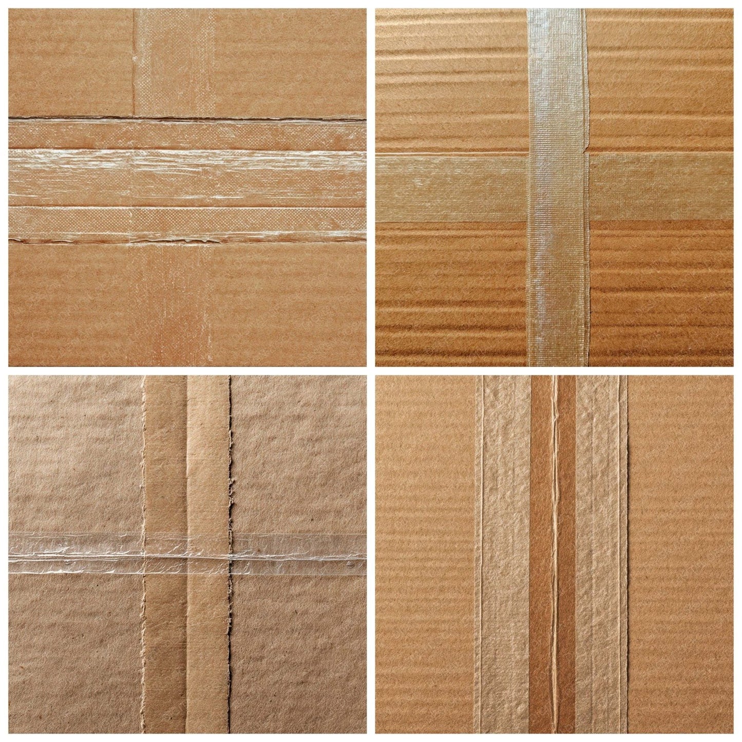 Cardboard Tape Seam Digital Paper Pack (DDD008172)