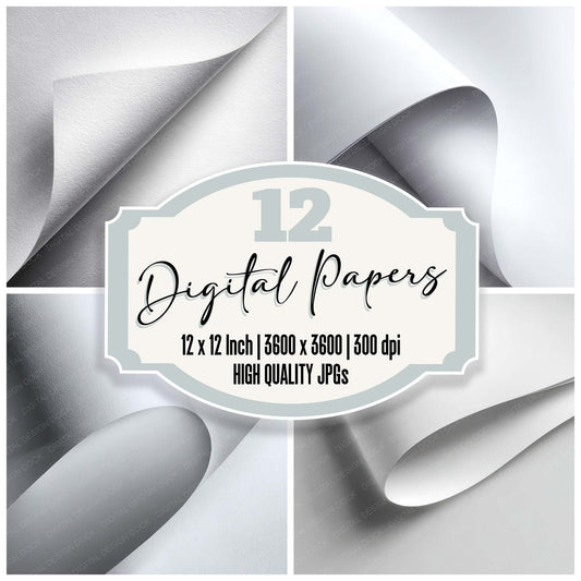 Glossy Magazine Paper Digital Paper Pack (DDD008174)