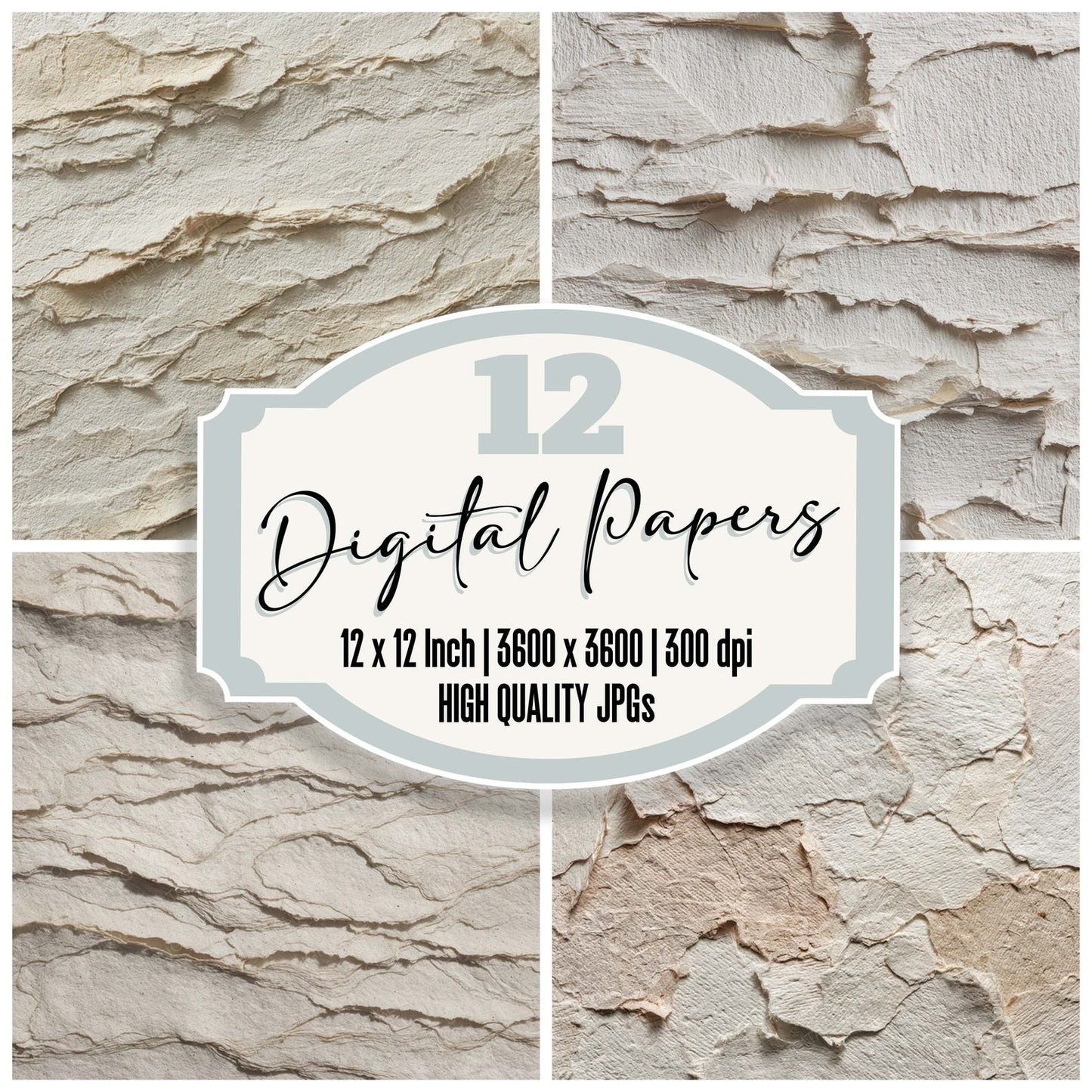 Paper Mache Layers Digital Paper Pack (DDD008178)