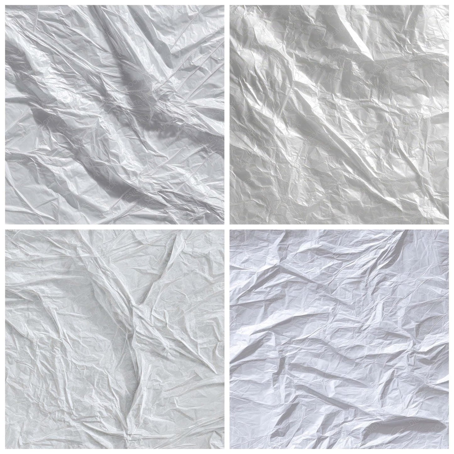 Plastic Bag Wrinkles Digital Paper Pack (DDD008179)