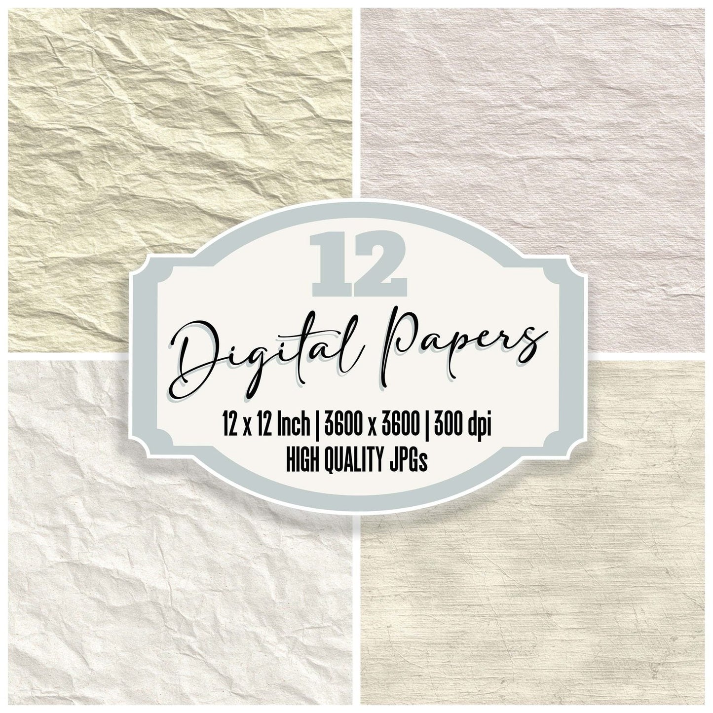 Receipt Paper Texture Digital Paper Pack (DDD008180)