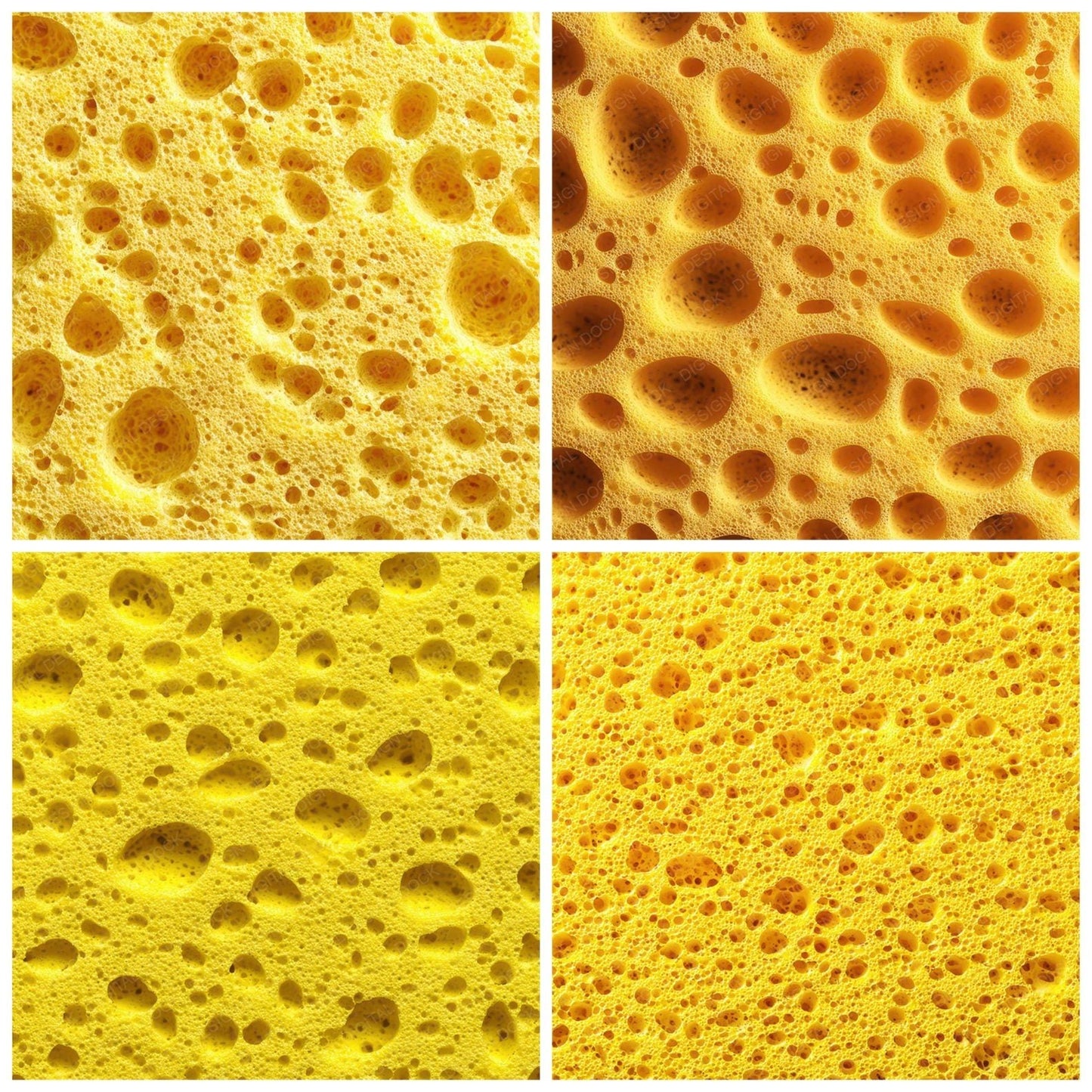 Yellow Sponge Foam Digital Paper Pack (DDD008187)
