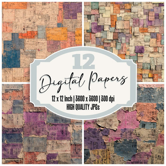 Concert Ticket Layers Digital Paper Pack (DDD008191)