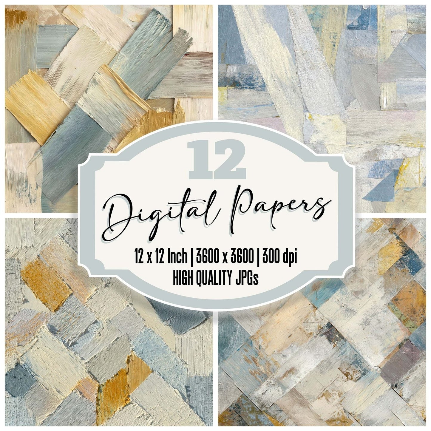 Masking Tape Layers Digital Paper Pack (DDD008195)