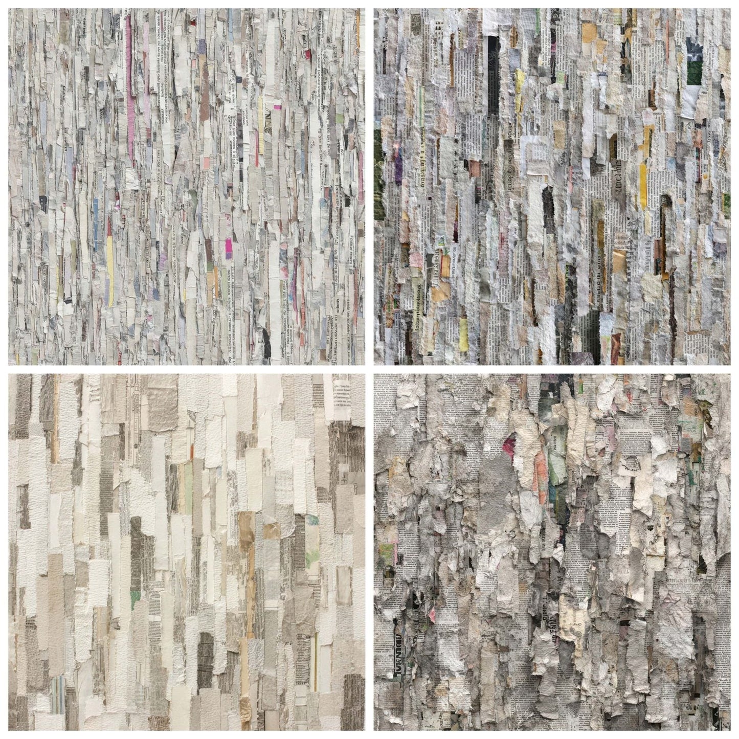 Shredded Paper Collage Digital Paper Pack (DDD008205)