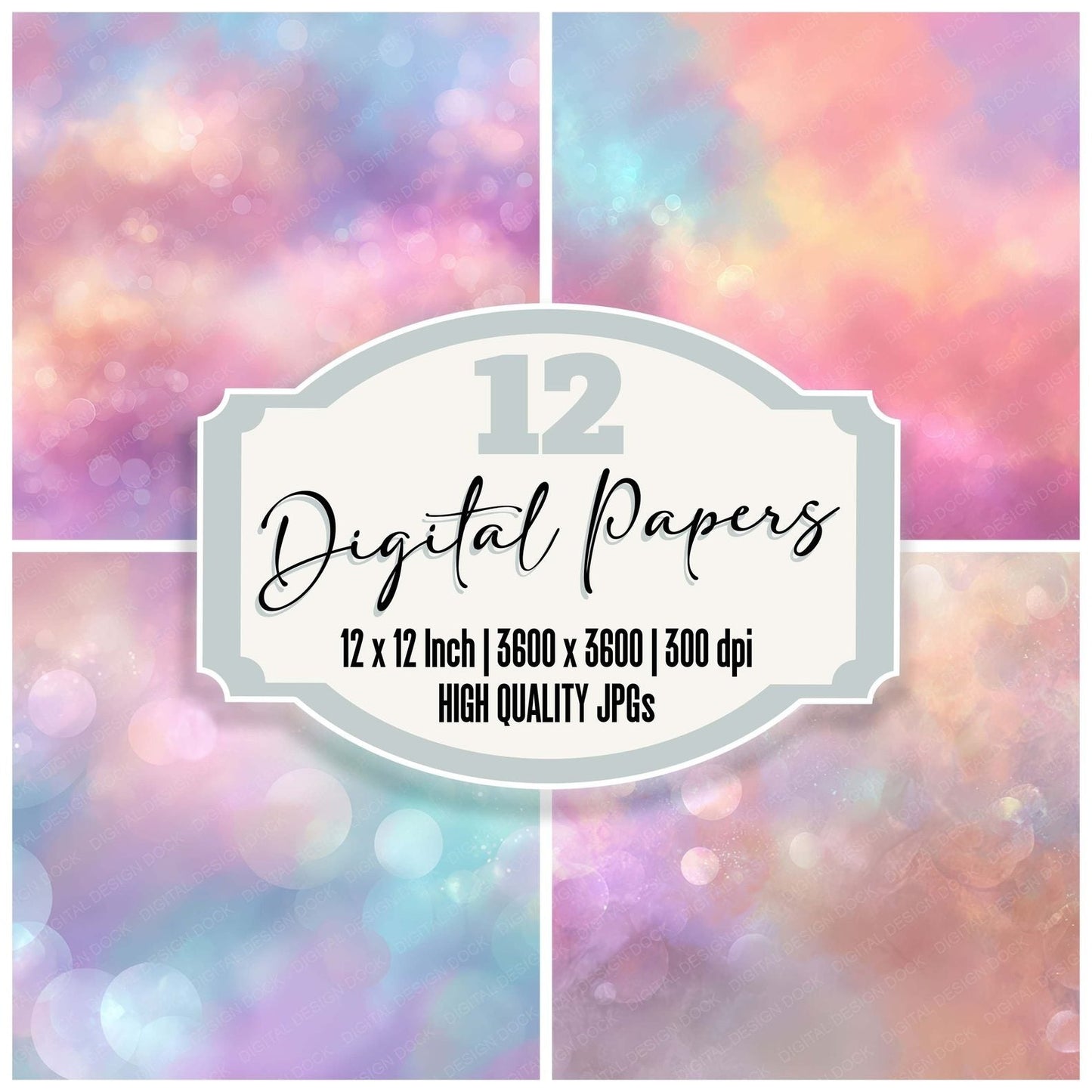 Pastel Light Haze Digital Paper Pack (DDD008317)