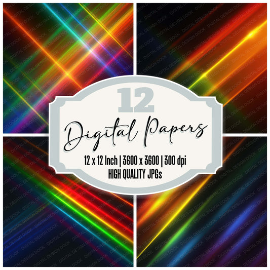 Prism Rainbow Light Digital Paper Pack (DDD008320)