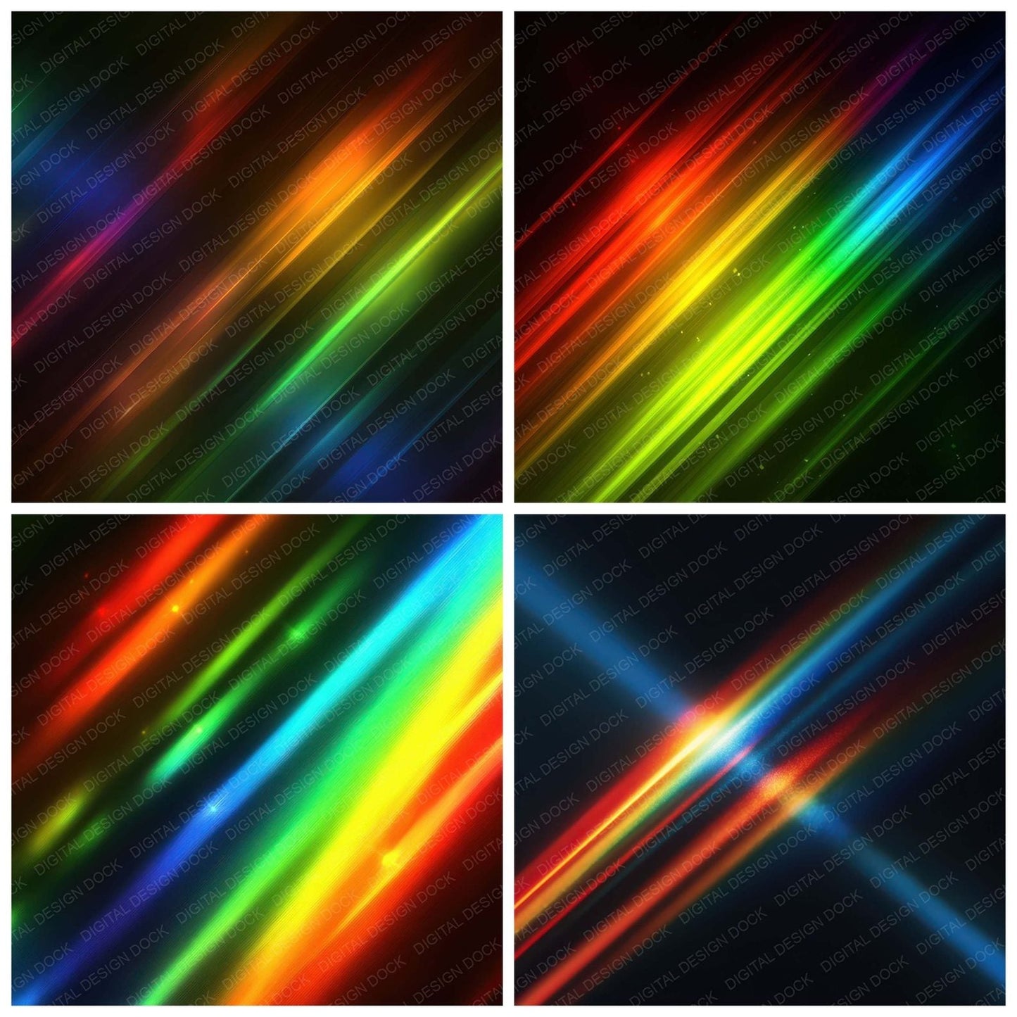 Prism Rainbow Light Digital Paper Pack (DDD008320)