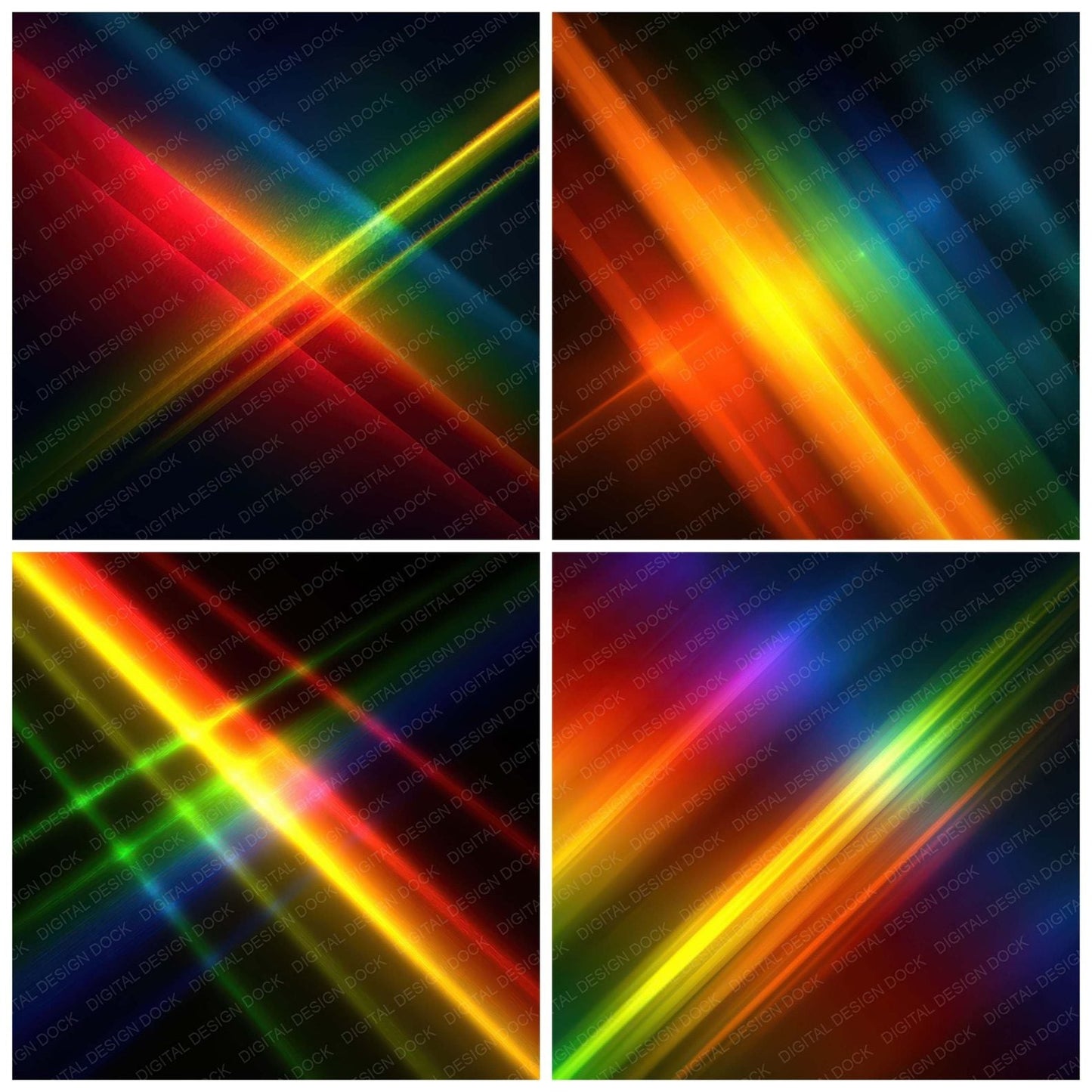 Prism Rainbow Light Digital Paper Pack (DDD008320)