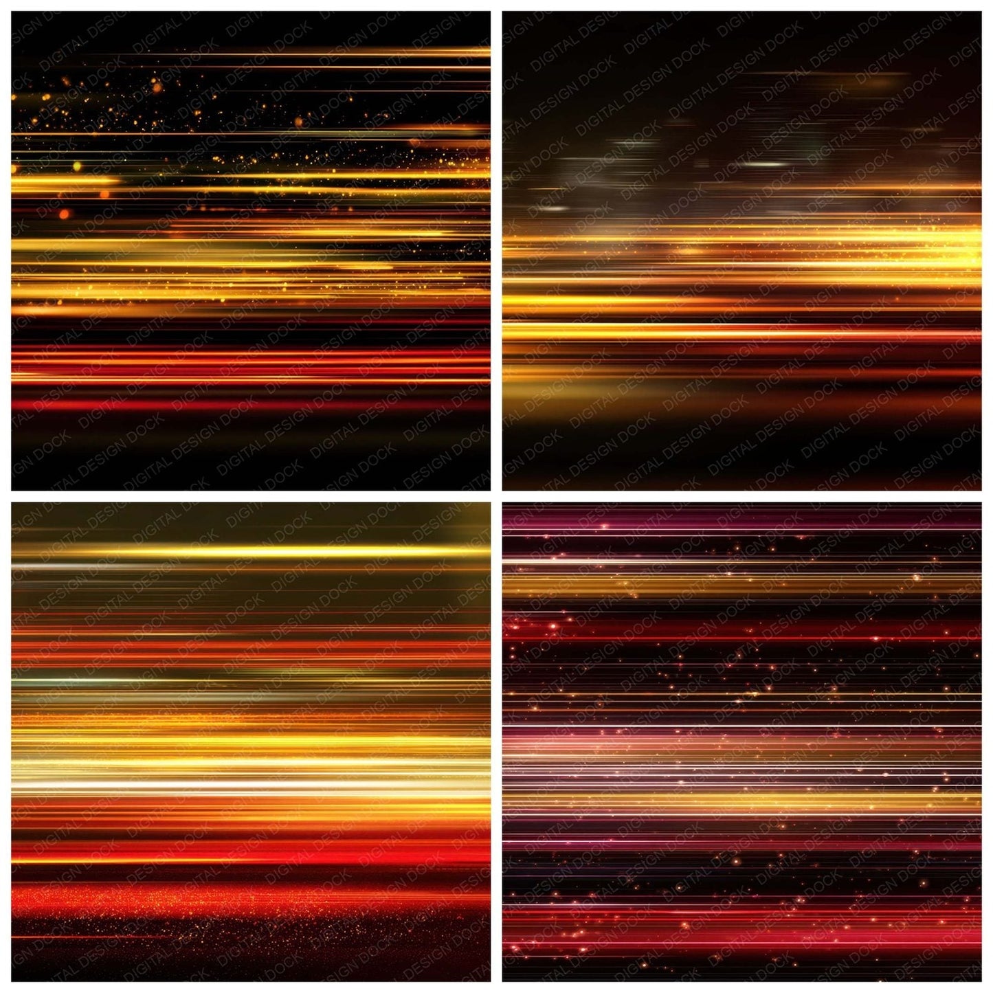 City Light Trails Digital Paper Pack (DDD008328)