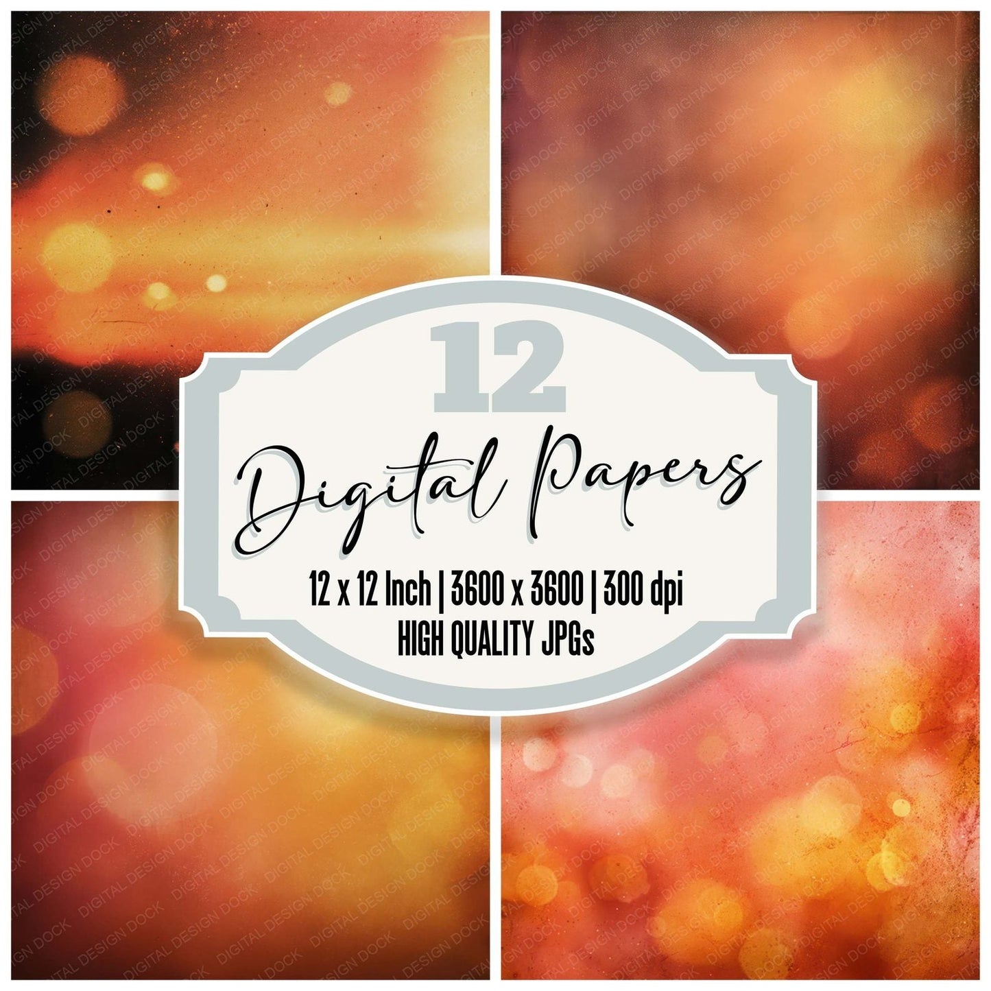 Film Light Leaks Digital Paper Pack (DDD008329)