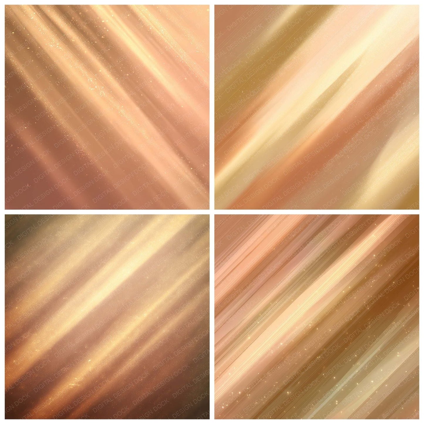 Golden Light Beams Digital Paper Pack (DDD008330)